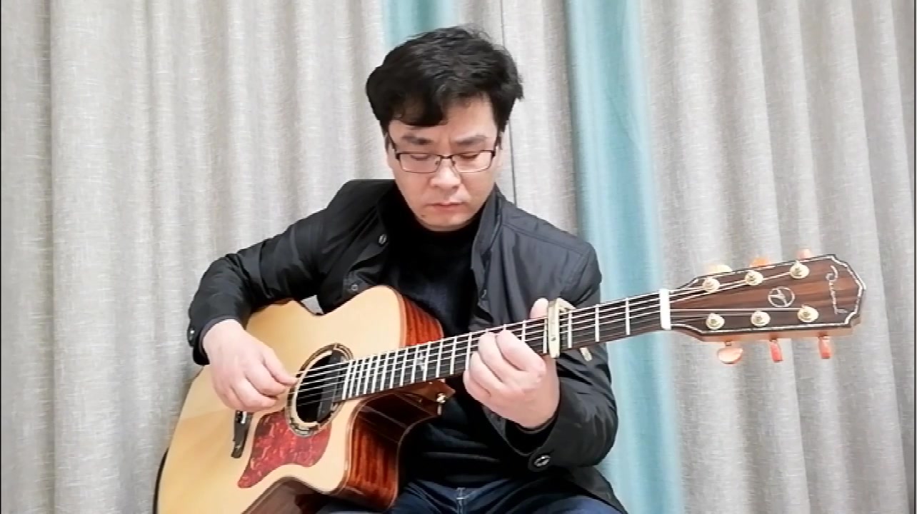 《牧羊曲》吉他指弹视频欣赏_附吉他谱_指弹六线谱
