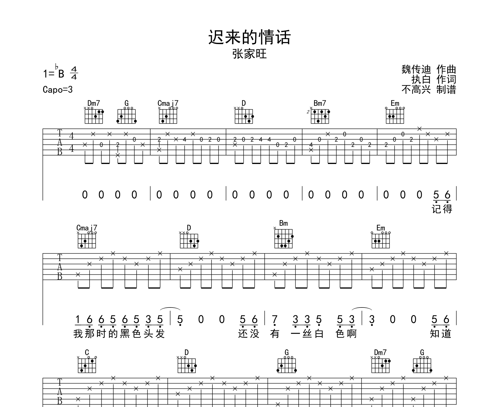 迟来的情话预览图