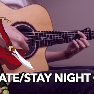 Brave Shine吉他谱_《Fate/stay nightUBW》第二季OP_吉他指弹独奏谱