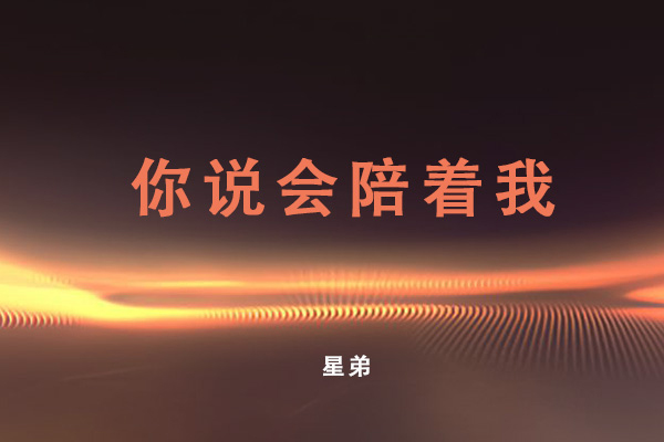 你说会陪着我吉他谱_星弟_C调版吉他弹唱谱