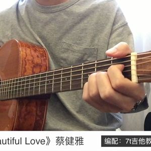 Beautiful Love吉他谱_蔡健雅_G调版吉他弹唱谱