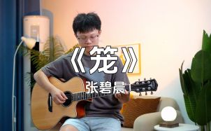 笼吉他谱_张碧晨_吉他弹唱教学视频